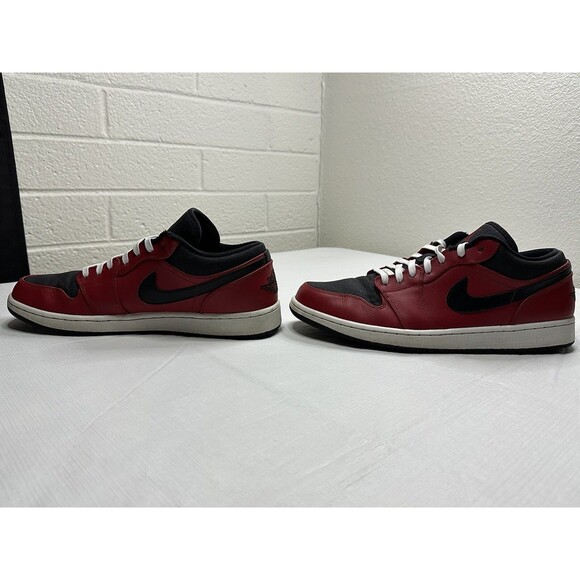 Men\'s Air Jordan 1 Retro Low Gym Red Size 13 Gym Red/White/Black 553558-602 main image 12